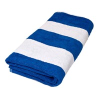 Toalla de alberca listada Azul rey con blanco Mimosa 170 cm x 90 cm y 700 g - Plus* marca La Josefina